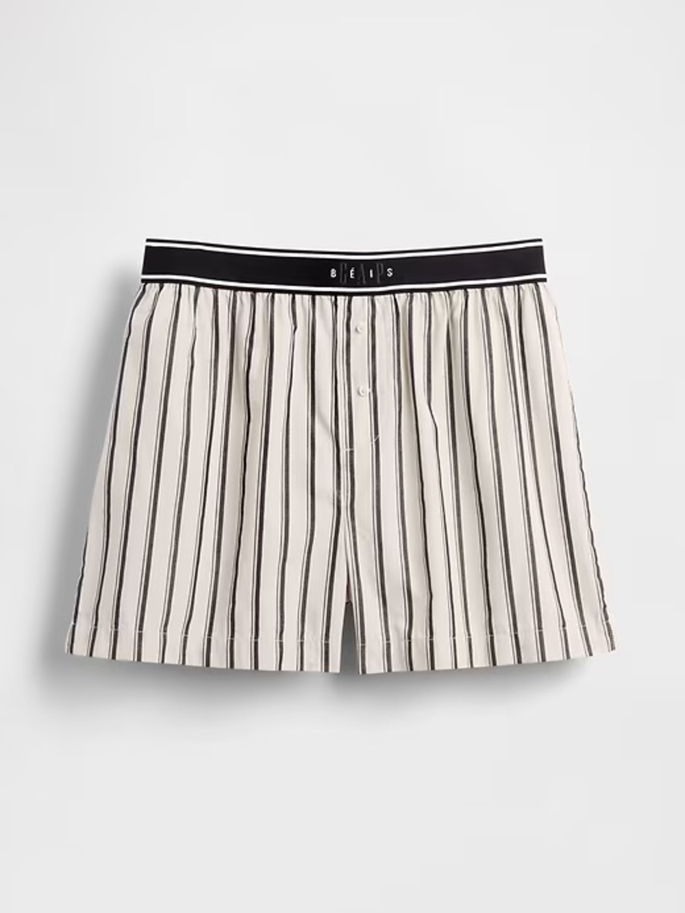 Gap x BEIS cotton poplin stripe boxer shorts NWT - Picture 3 of 7